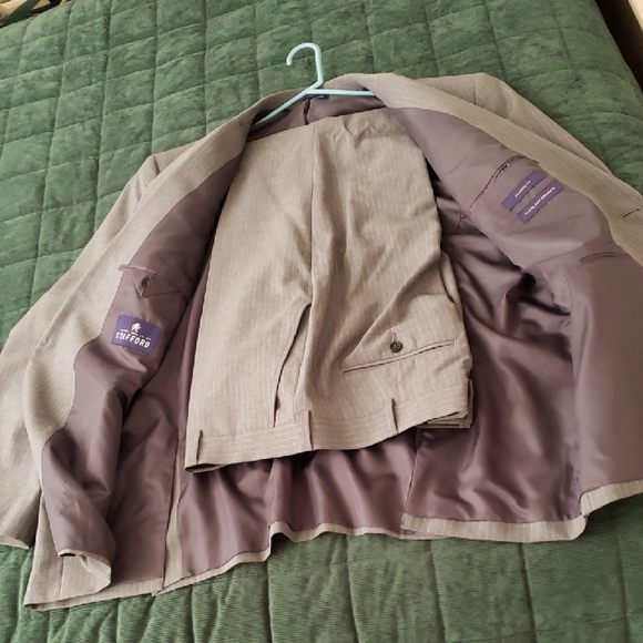 Men's Grey Suit Jacket by Stafford